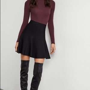 BCBG MaxAzria Black A-Line Skirt